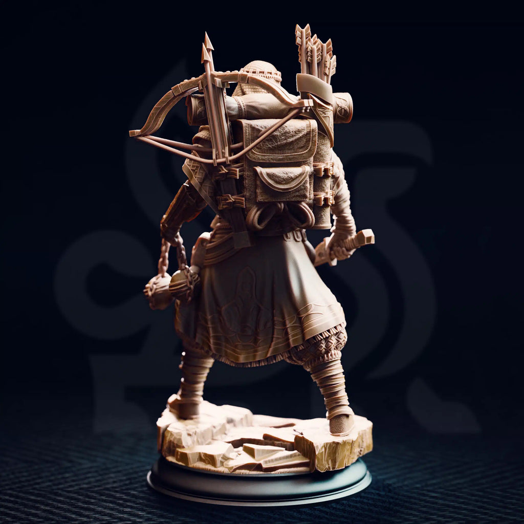 Anatolius of the Far Sands – Soulforged Wanderer - Medium Tabletop Miniature By DM Stash