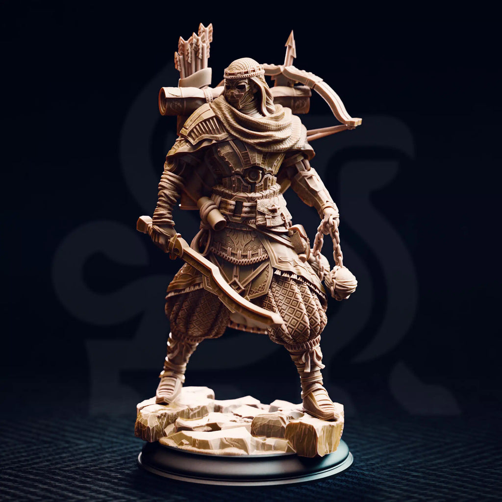 Anatolius of the Far Sands – Soulforged Wanderer - Medium Tabletop Miniature By DM Stash
