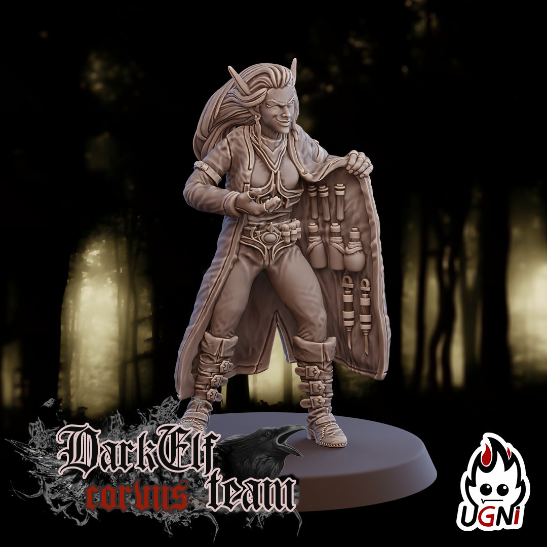 Corvus Team - Dark Elf - Fantasy Football - Ugni Miniatures