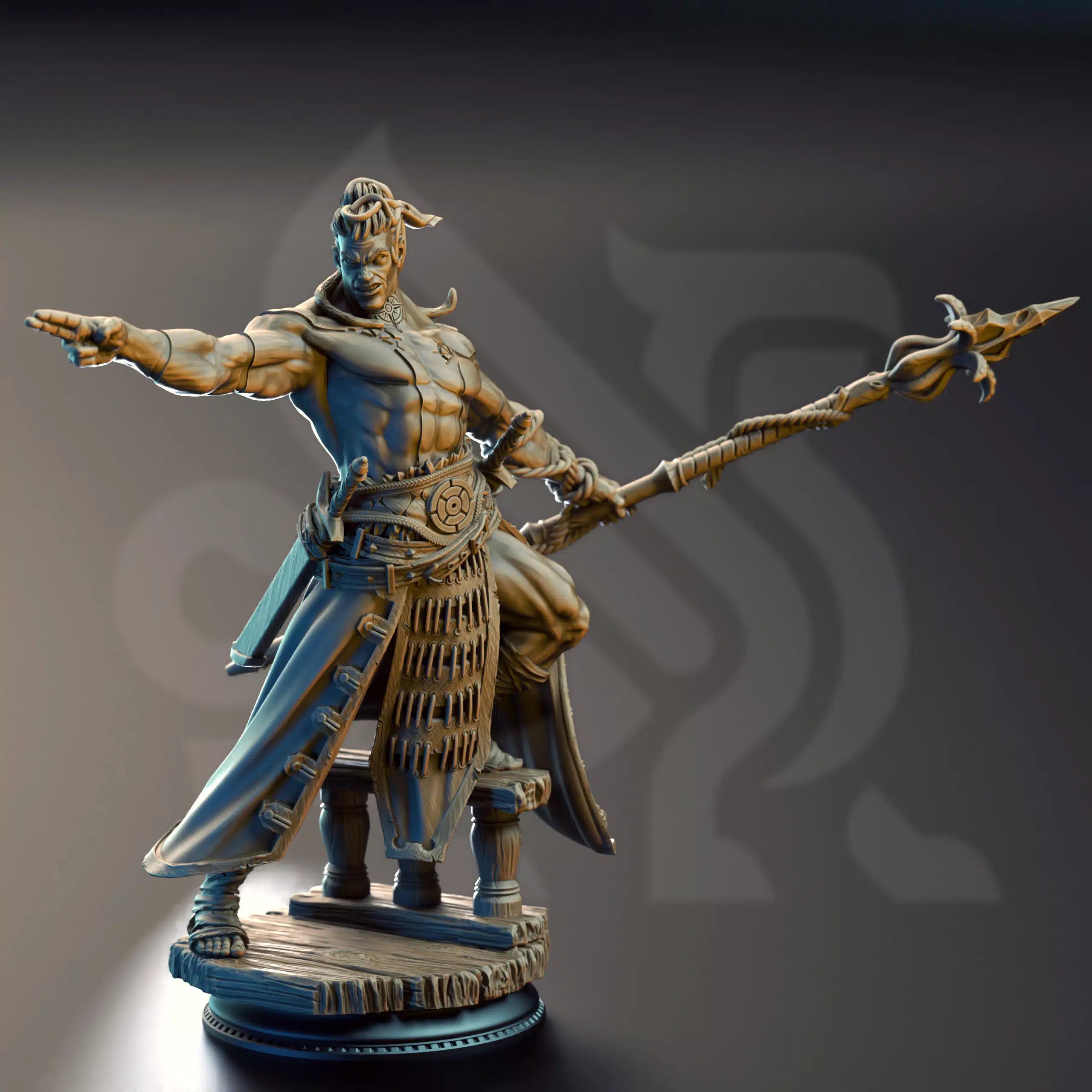 Arakun of the Wastes – Colossal First Mate - Medium Tabletop Miniature By DM Stash