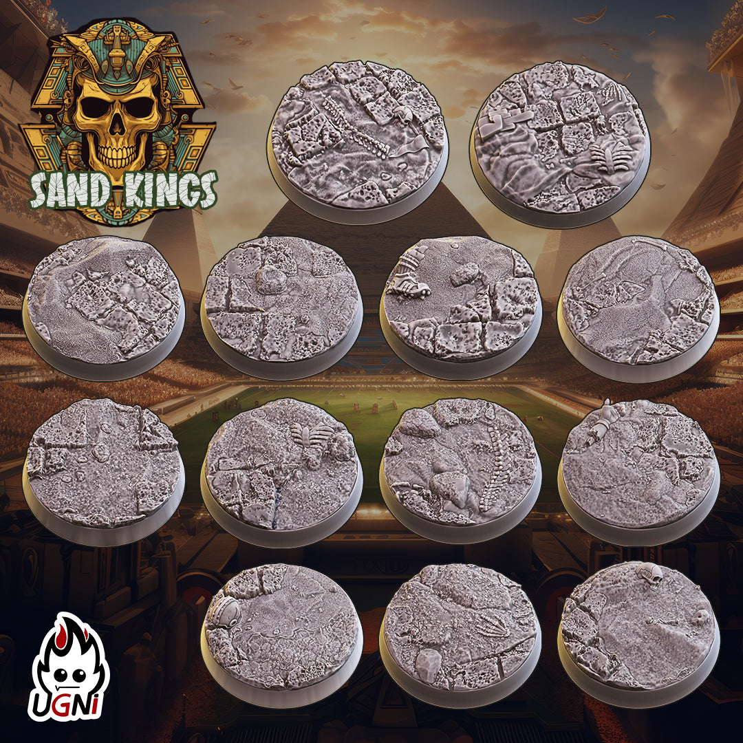 Desert/Sand Resin Bases - Designed By Ugni Miniatures