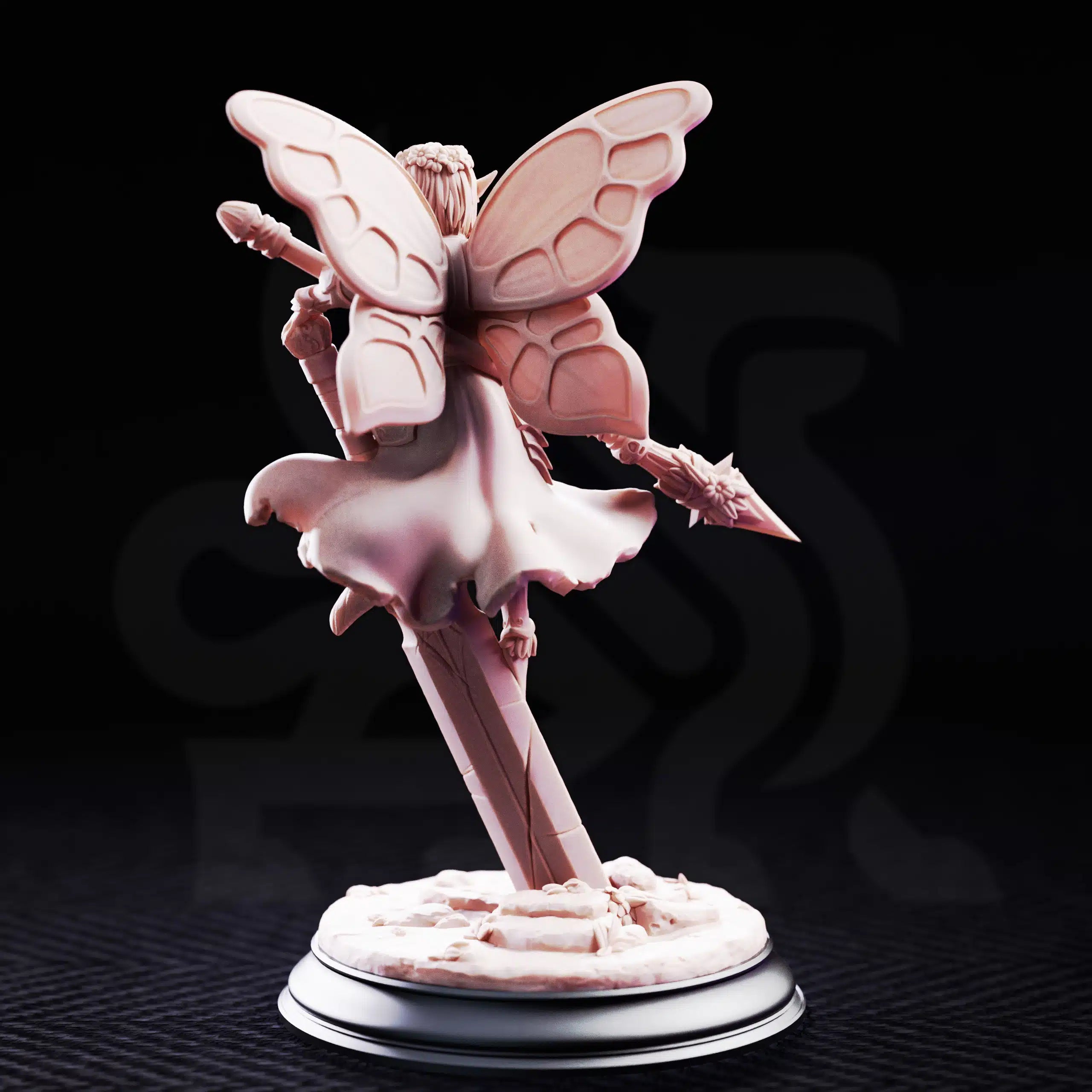 Battle Bell – Fairy Knight - Medium Tabletop Miniature By DM Stash