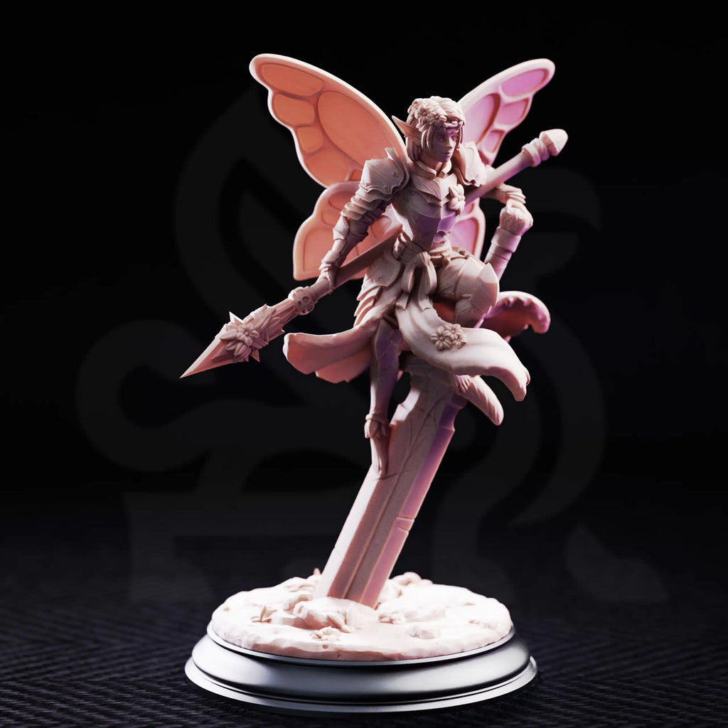 Battle Bell – Fairy Knight - Medium Tabletop Miniature By DM Stash