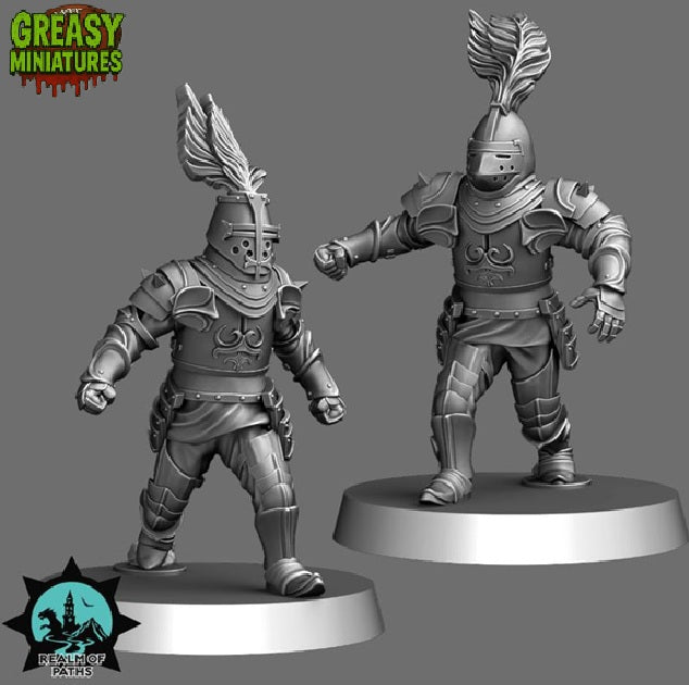 Human Noble Knights - Grail Guardians - By Realm Of Paths - Fantasy Football -