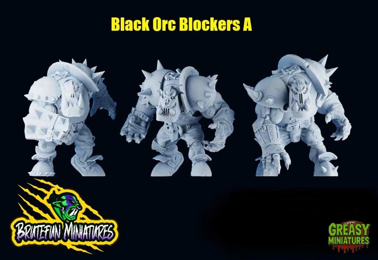 Black Orc - Brutefun Miniatures - Fantasy Football Team