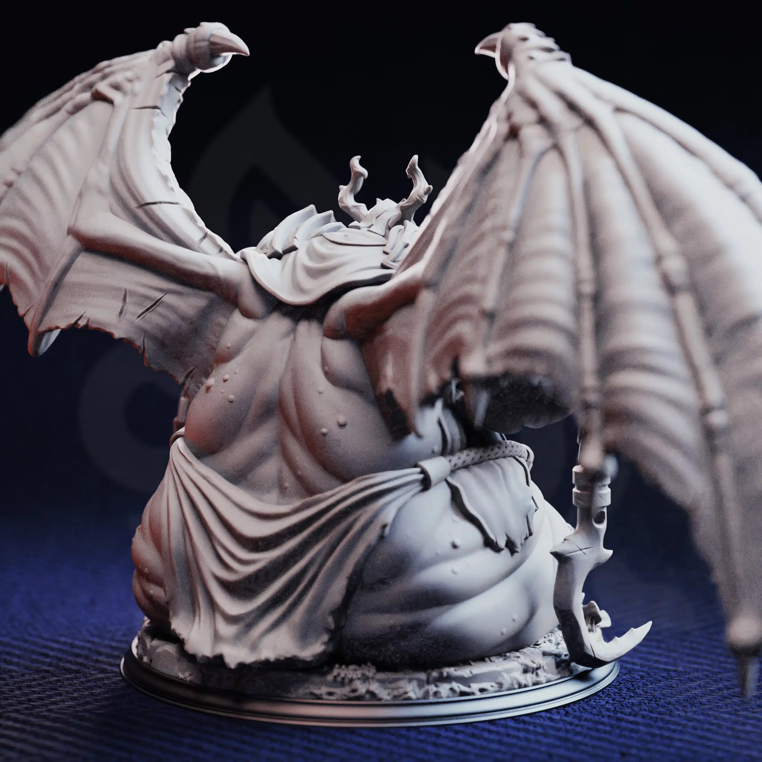 Bodge the Ravenous – Gluttony Devil - Huge Tabletop Miniature By DM Stash