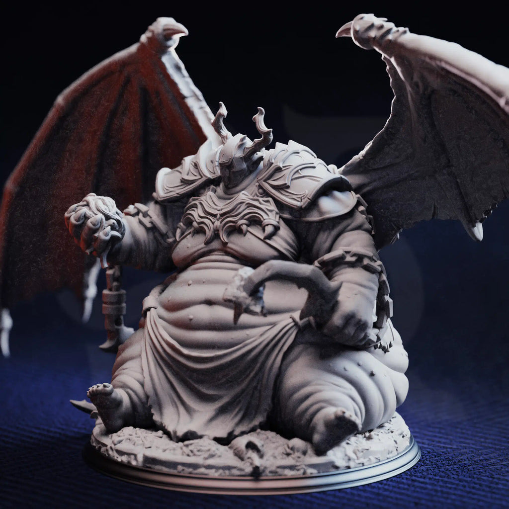 Bodge the Ravenous – Gluttony Devil - Huge Tabletop Miniature By DM Stash