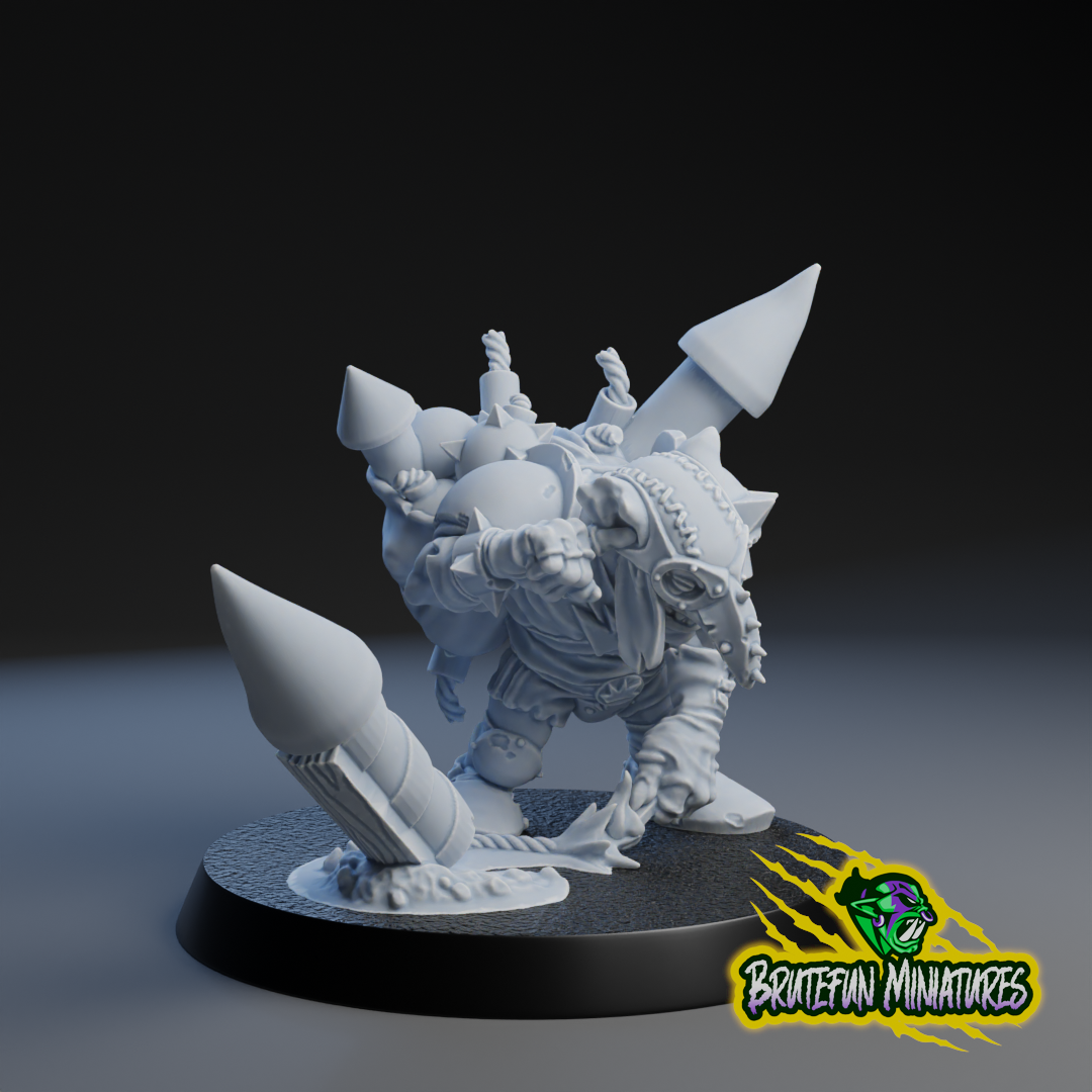 Bomber - Goblin - Famous Player - Fantasy Football By Brutefun Miniatures