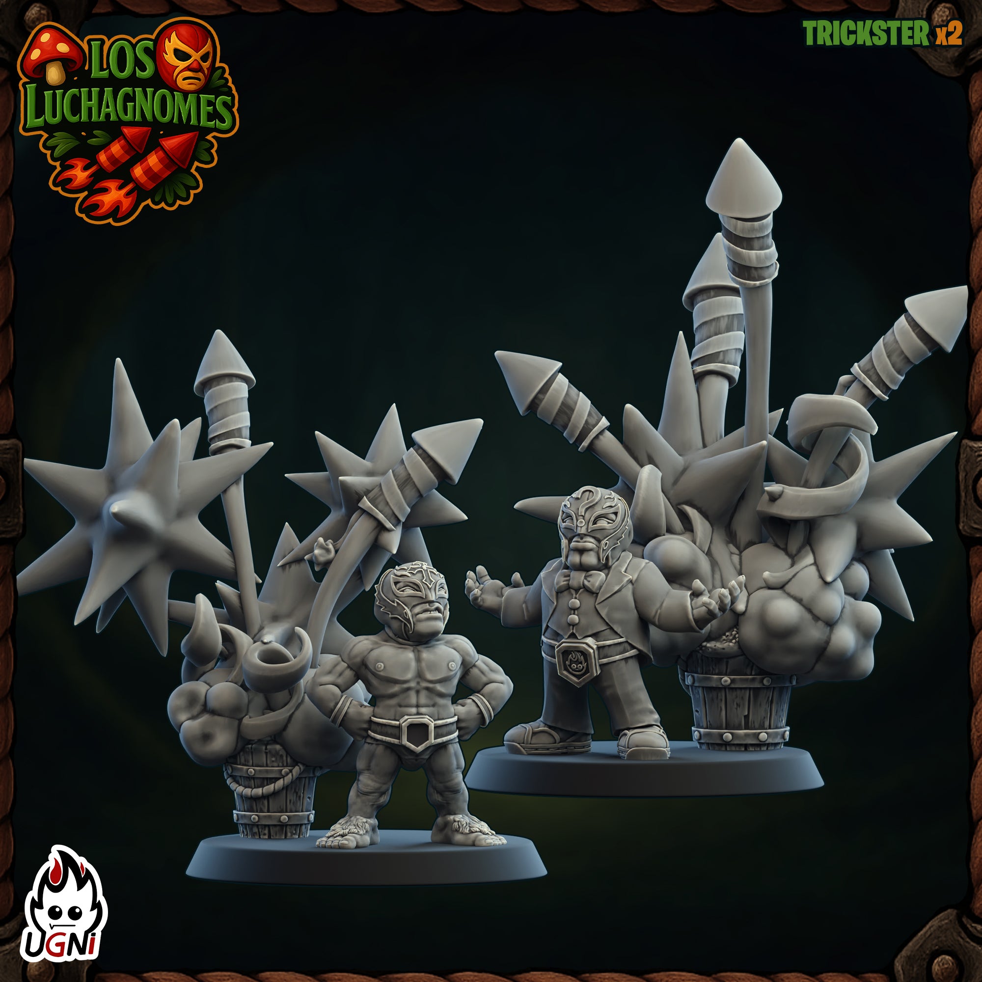 Los Luchagnomes - Fantasy Football - Wargaming Team By Ugni Miniatures