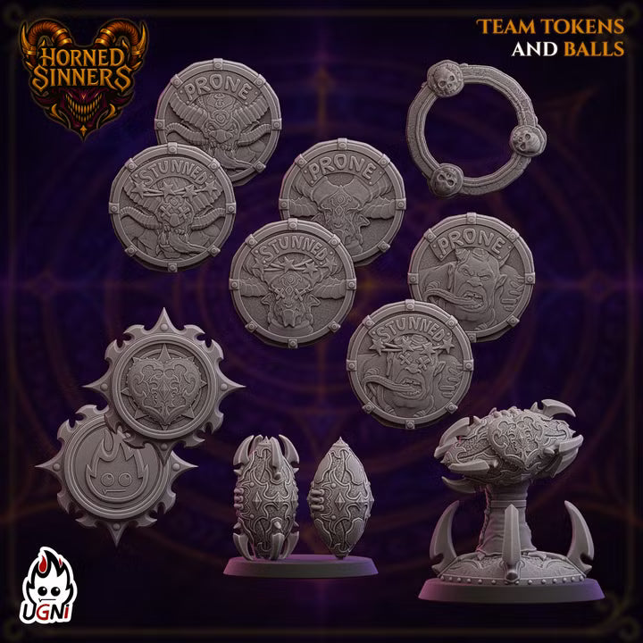 Horned Sinners- ChaosBorn - Wargaming - Fantasy Football Team - By Ugni Miniatures