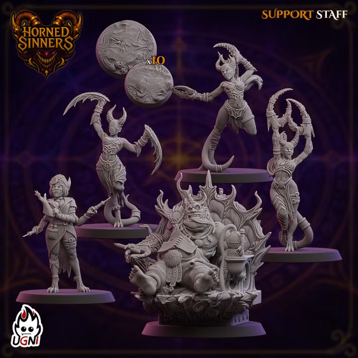 Horned Sinners- ChaosBorn - Wargaming - Fantasy Football Team - By Ugni Miniatures