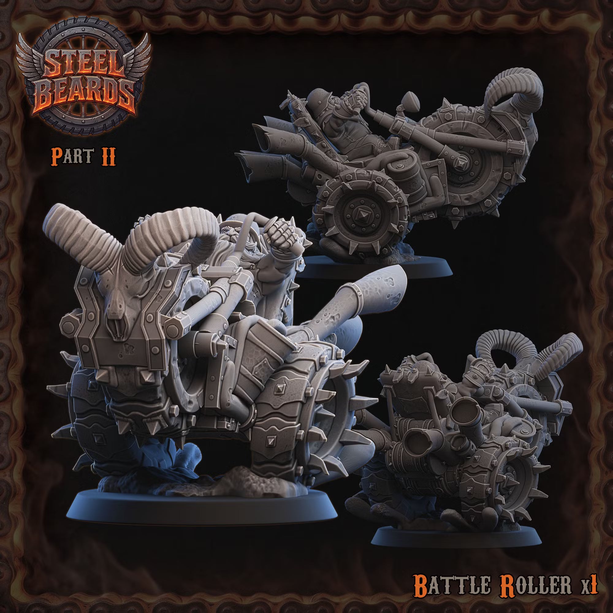 Steel Beards - Dwarven Team - Wargaming - Fantasy Football - By Ugni Miniatures