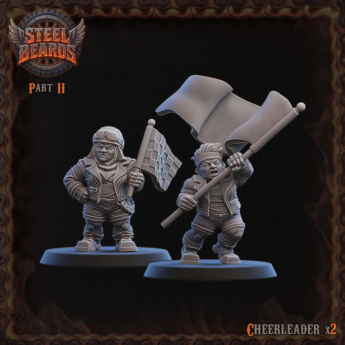 Steel Beards - Dwarven Team - Wargaming - Fantasy Football - By Ugni Miniatures