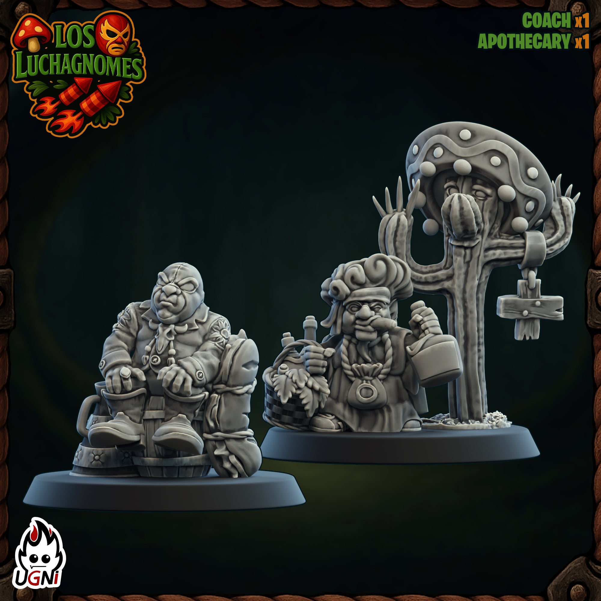 Los Luchagnomes - Fantasy Football - Wargaming Team By Ugni Miniatures