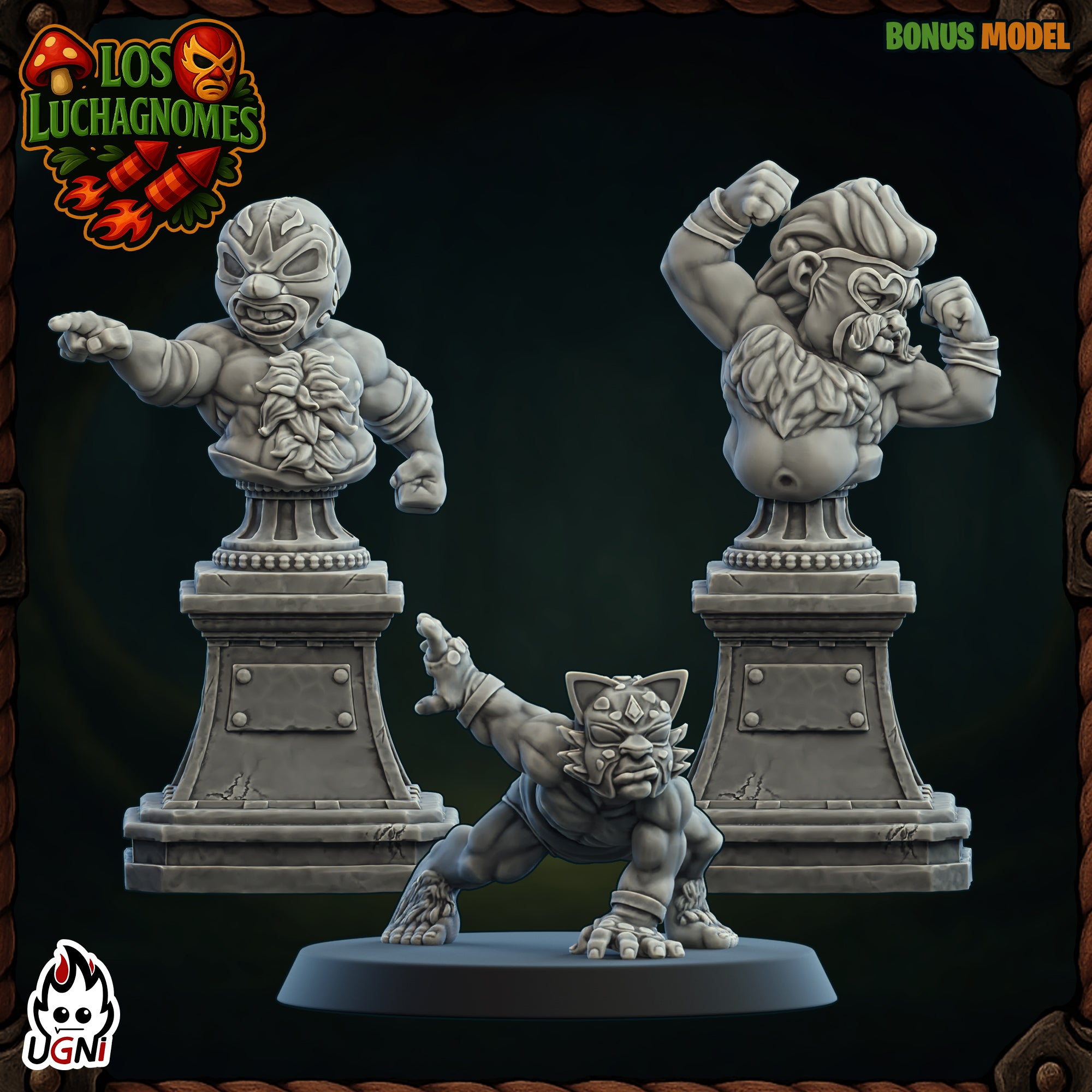 Los Luchagnomes - Fantasy Football - Wargaming Team By Ugni Miniatures