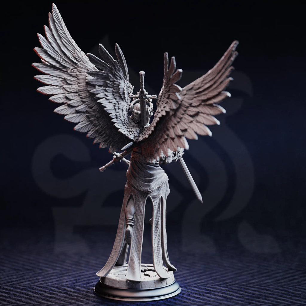 Caerian the Inevitable – Angel of Death - Medium Tabletop Miniature By DM Stash