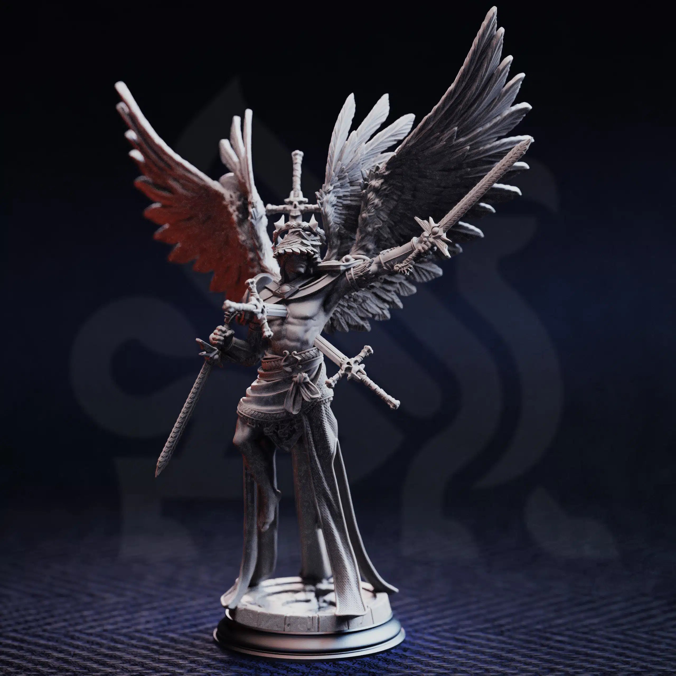 Caerian the Inevitable – Angel of Death - Medium Tabletop Miniature By DM Stash