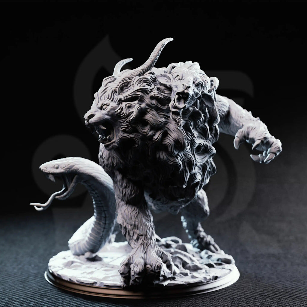 Capricalion – Chimera of the Plains - Large Tabletop Miniature By DM Stash