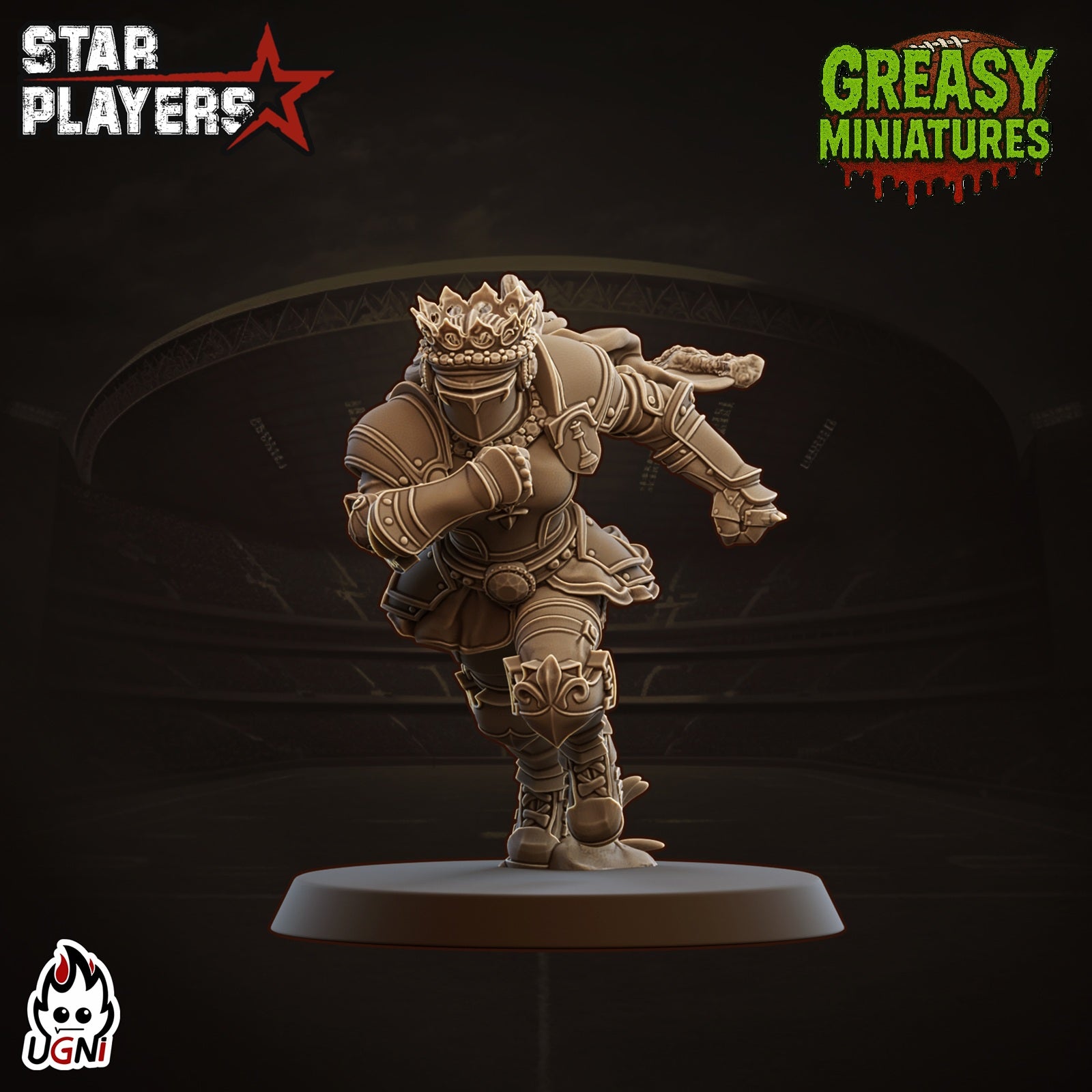 Chess Knights - Famous Player - Blitzer - By Ugni Miniatures