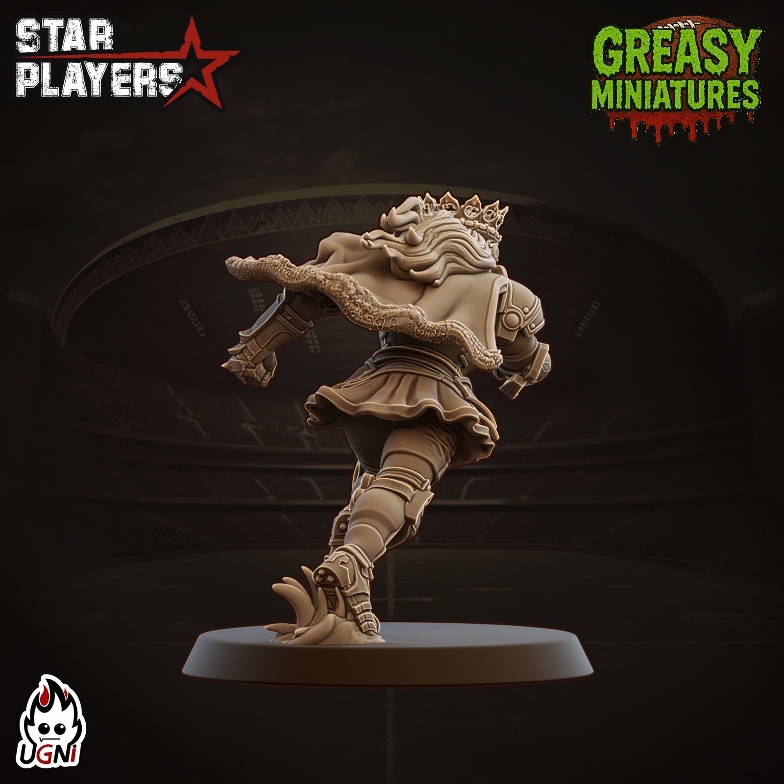 Chess Knights - Famous Player - Blitzer - By Ugni Miniatures