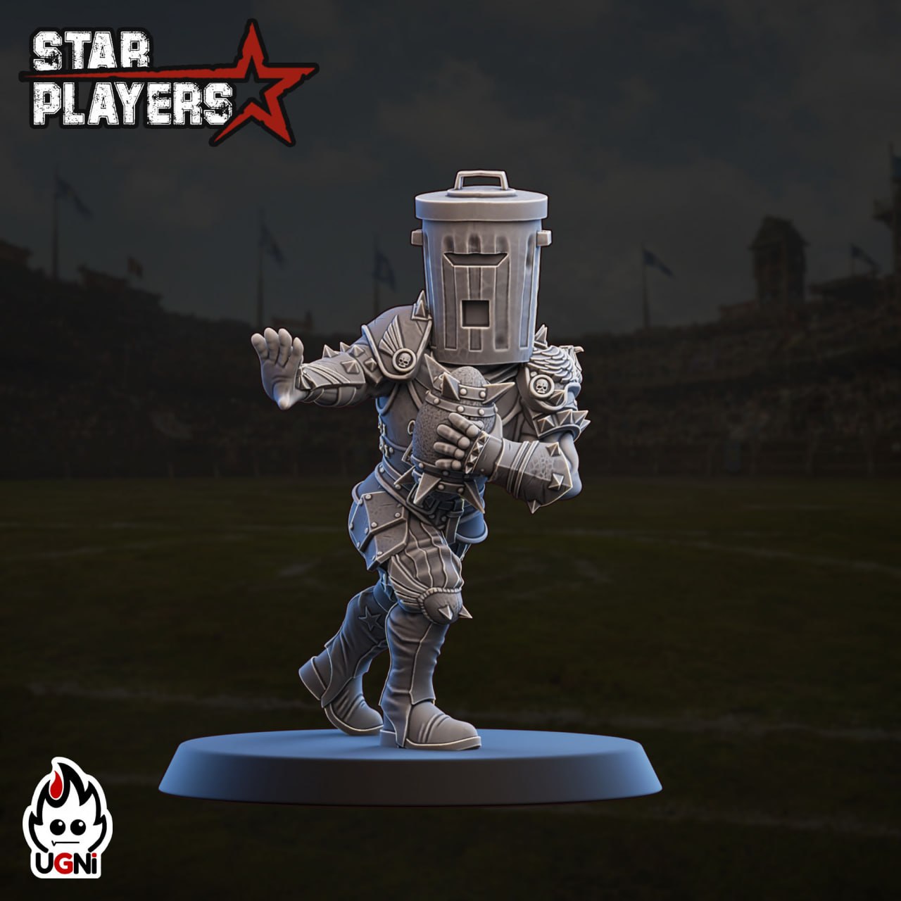 Count Binface - Famous Player - - Fantasy Football By Ugni Miniatures