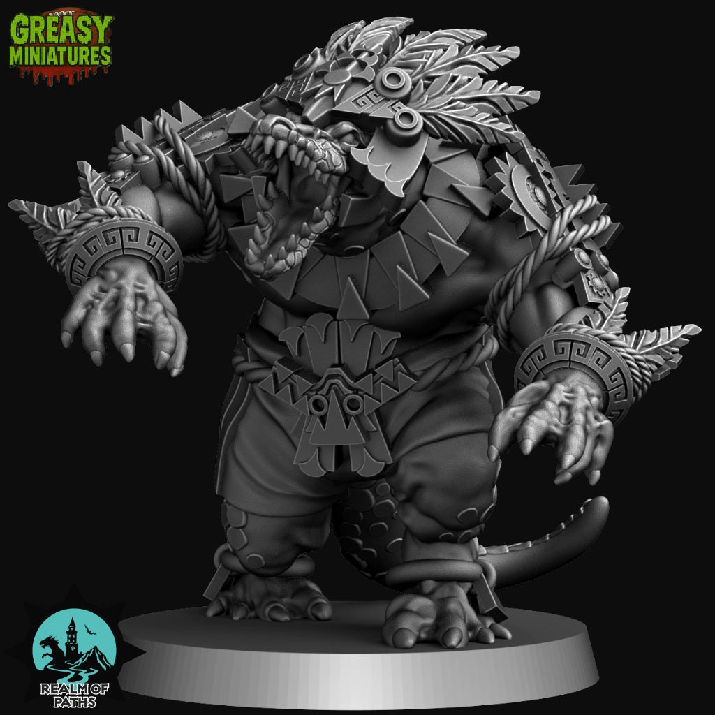 Cold Blooded Reptile Team - Tabletop Wargaming Team - Realm Of Paths - Wargame - Miniatures