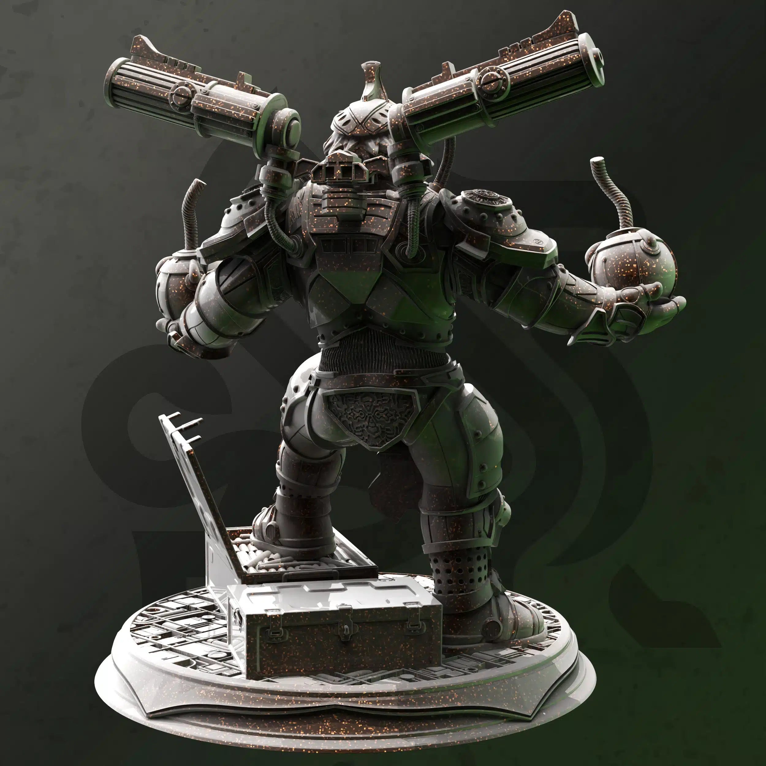 Duktuk – Dwarven Grenadier - Medium Tabletop Miniature By DM Stash