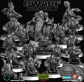 Dwarf Ironbolts Tabletop Wargaming Team - Realm of Paths - + Support Staff