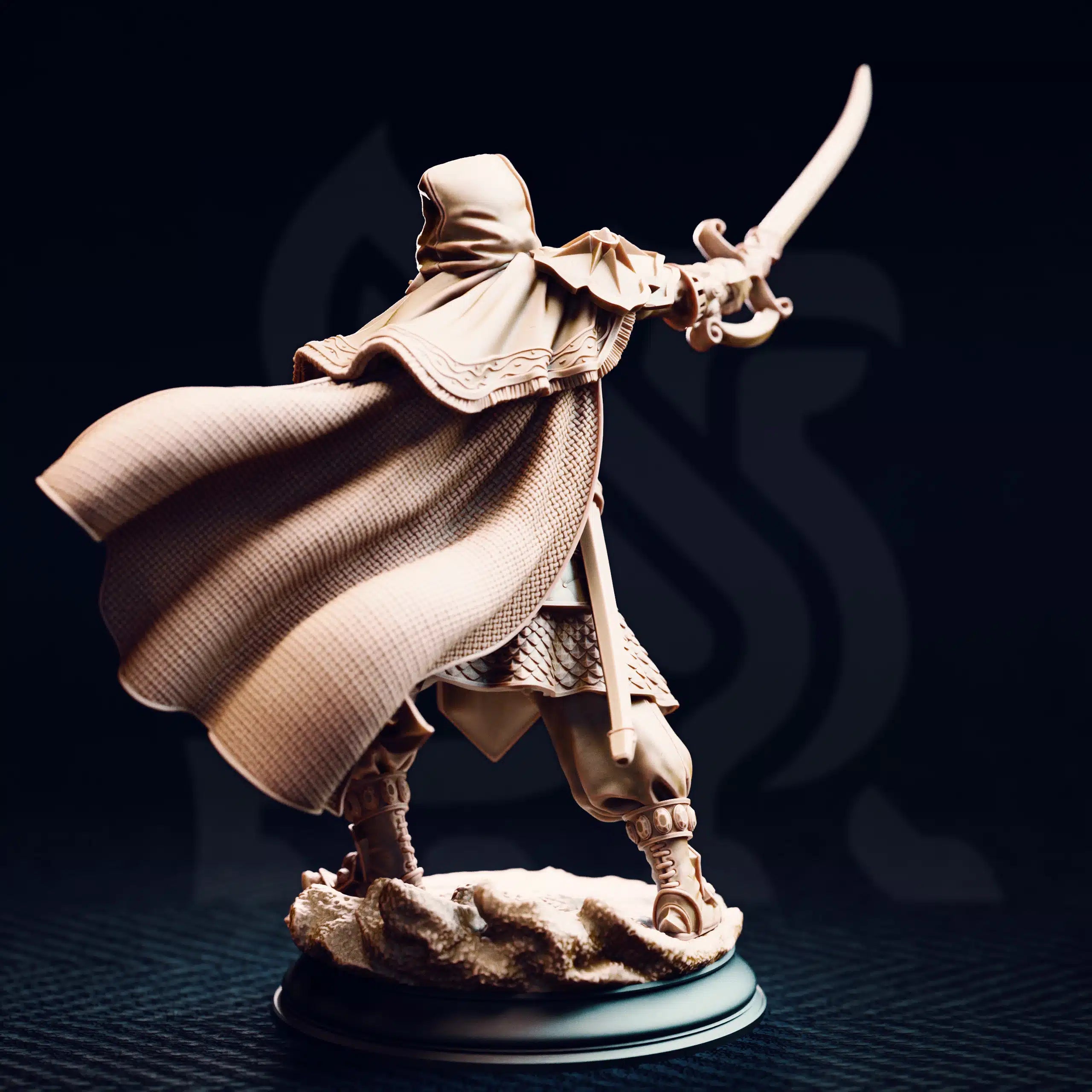 Elwahid – Sword of the Sands - Medium Tabletop Miniature By DM Stash