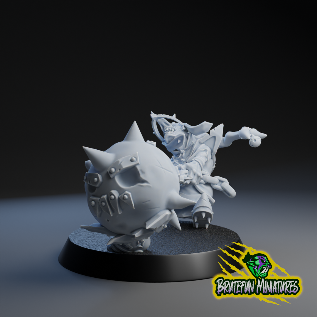 Fanatic - Goblin - Famous Player - Fantasy Football By Brutefun Miniatures