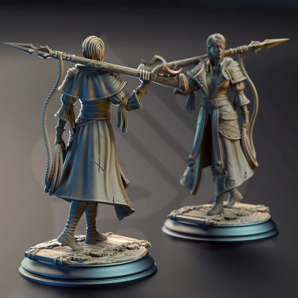 Fiona “Dead-Eye” Stuttgart – Harpoon Marksman - Medium Tabletop Miniature By DM Stash