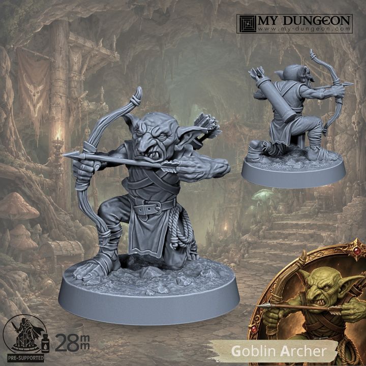 Goblin Warband - My Dungeon - 28mm Scale Miniatures