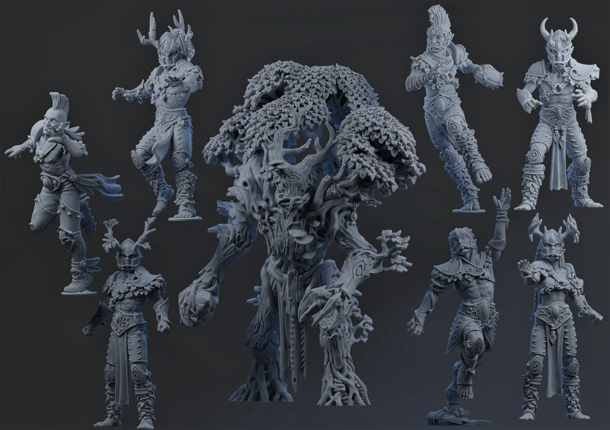 Forest Sylvan Team - Brutefun Miniatures - Wargaming - Fantasy Football Team
