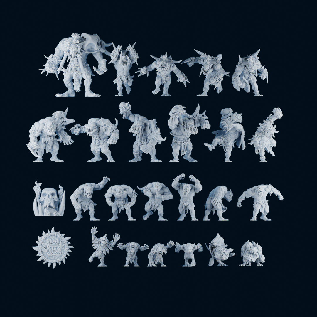 Savage Orc - Brutefun Miniatures - Fantasy Football Team