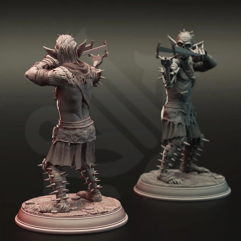 Gobz of War - Three Medium Tabletop Miniatures By DM Stash