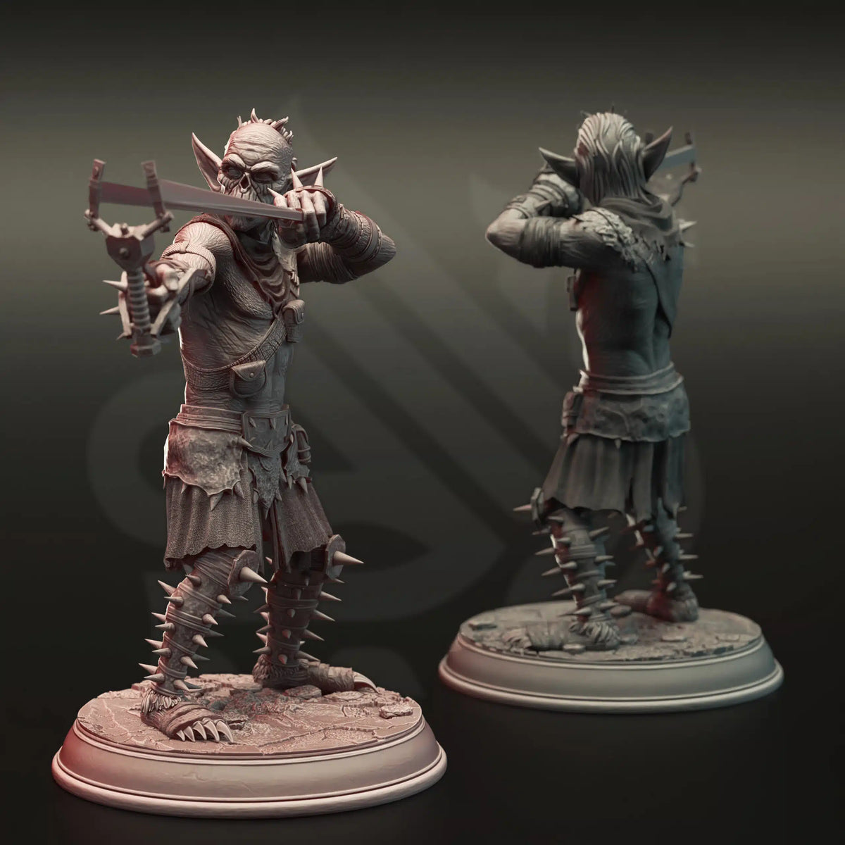 Gobz of War - Three Medium Tabletop Miniatures By DM Stash