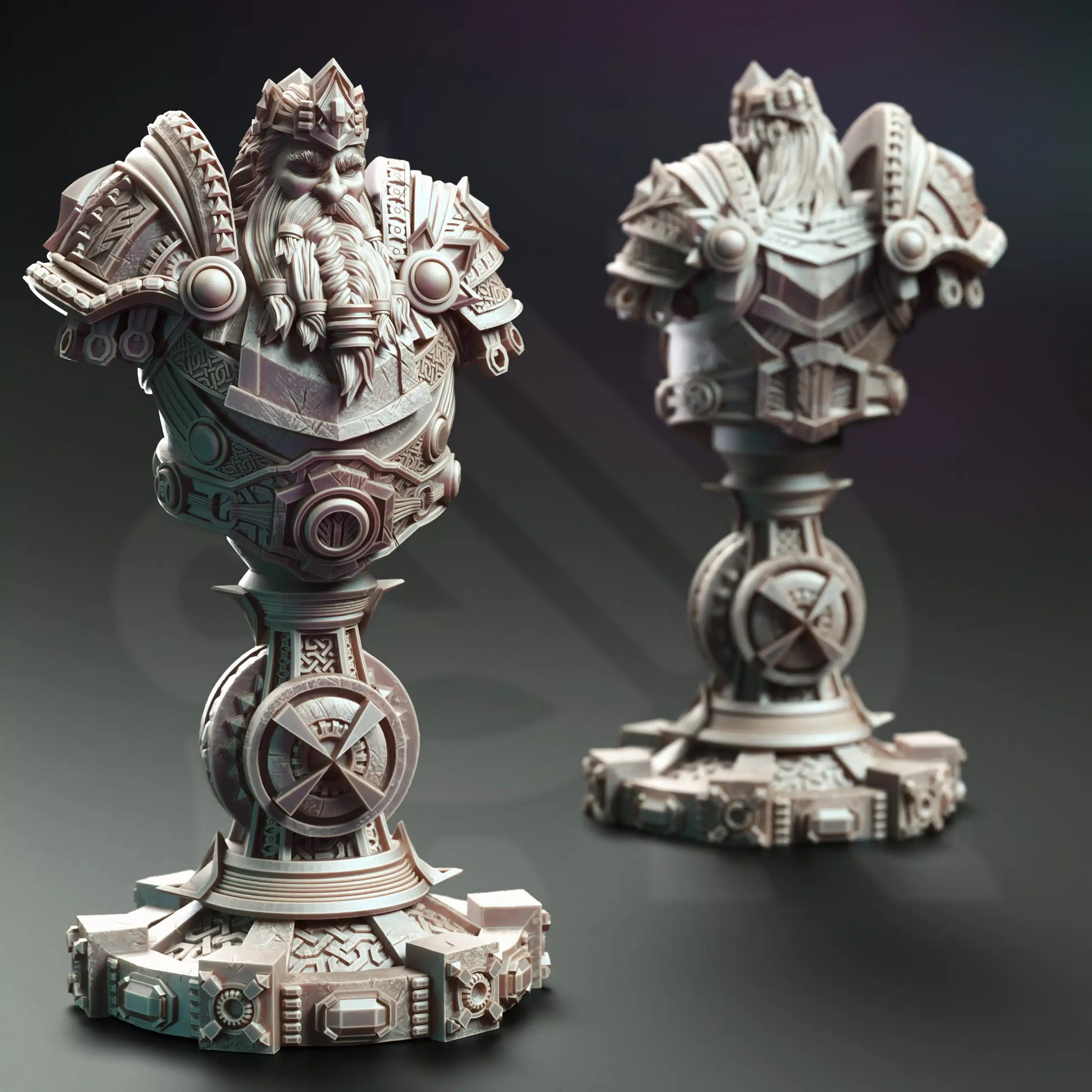 Gordrain Stonehand – Dwarven General (Bust) - By DM Stash