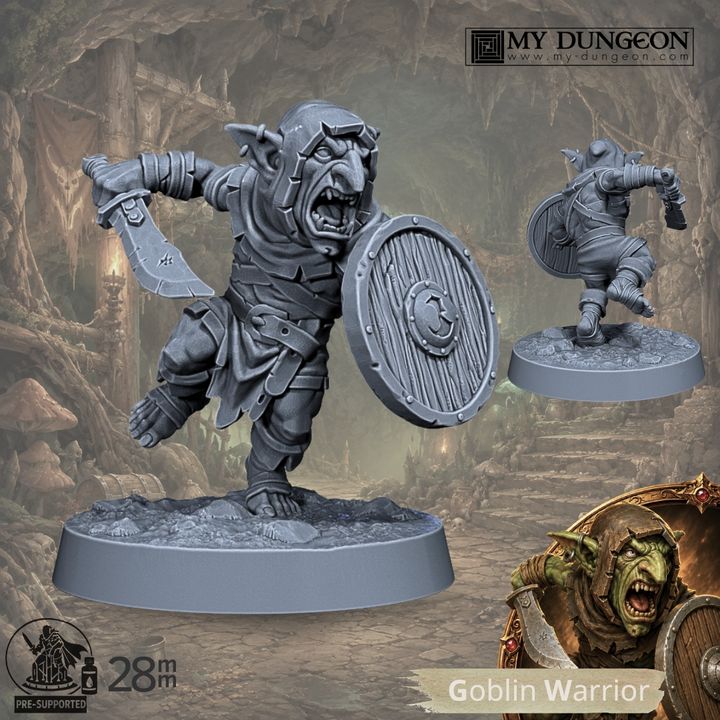 Goblin Warband - My Dungeon - 28mm Scale Miniatures