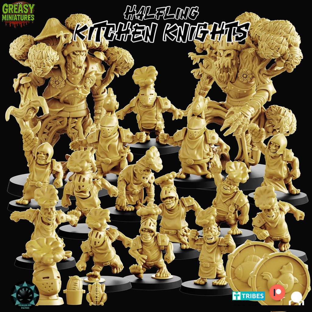 Kitchen Knights - Halfling Team - Fantasy Football - By Realm of Paths