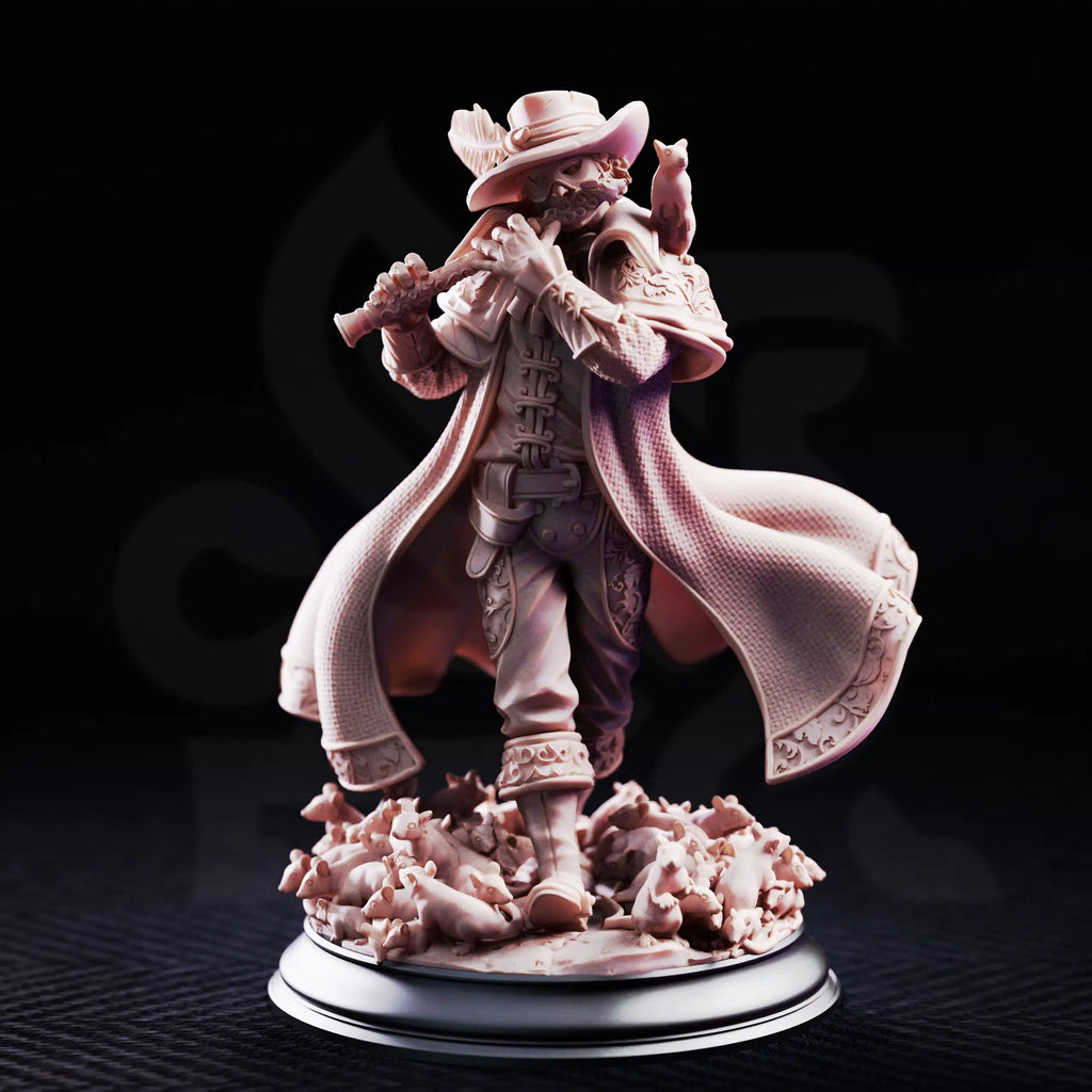 Hamelin Pansworth – The Pied Piper - Medium Tabletop Miniature By DM Stash