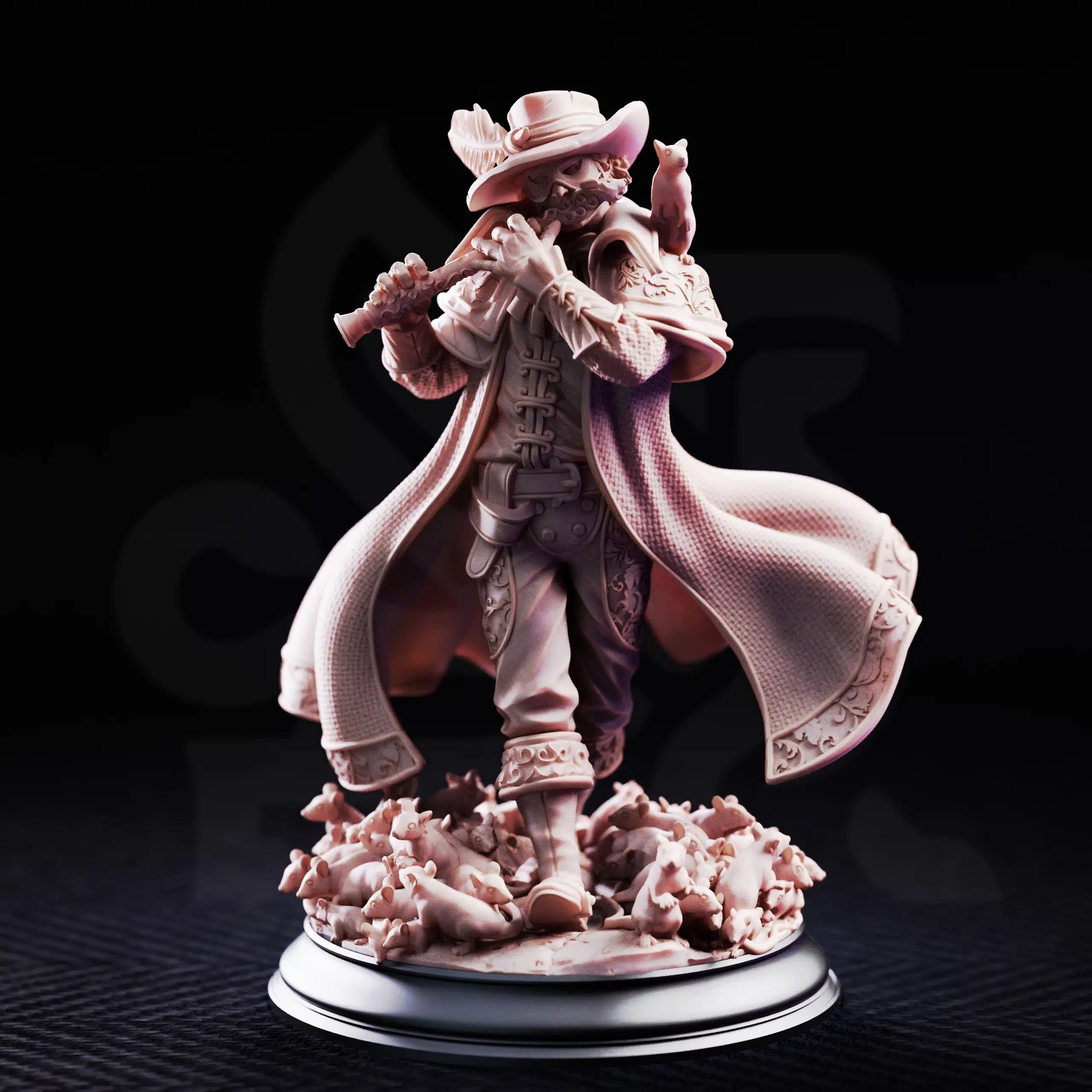 Hamelin Pansworth – The Pied Piper - Medium Tabletop Miniature By DM Stash