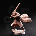 Harias of the Borderlands – Elven Fighter - Medium Tabletop Miniature By DM Stash