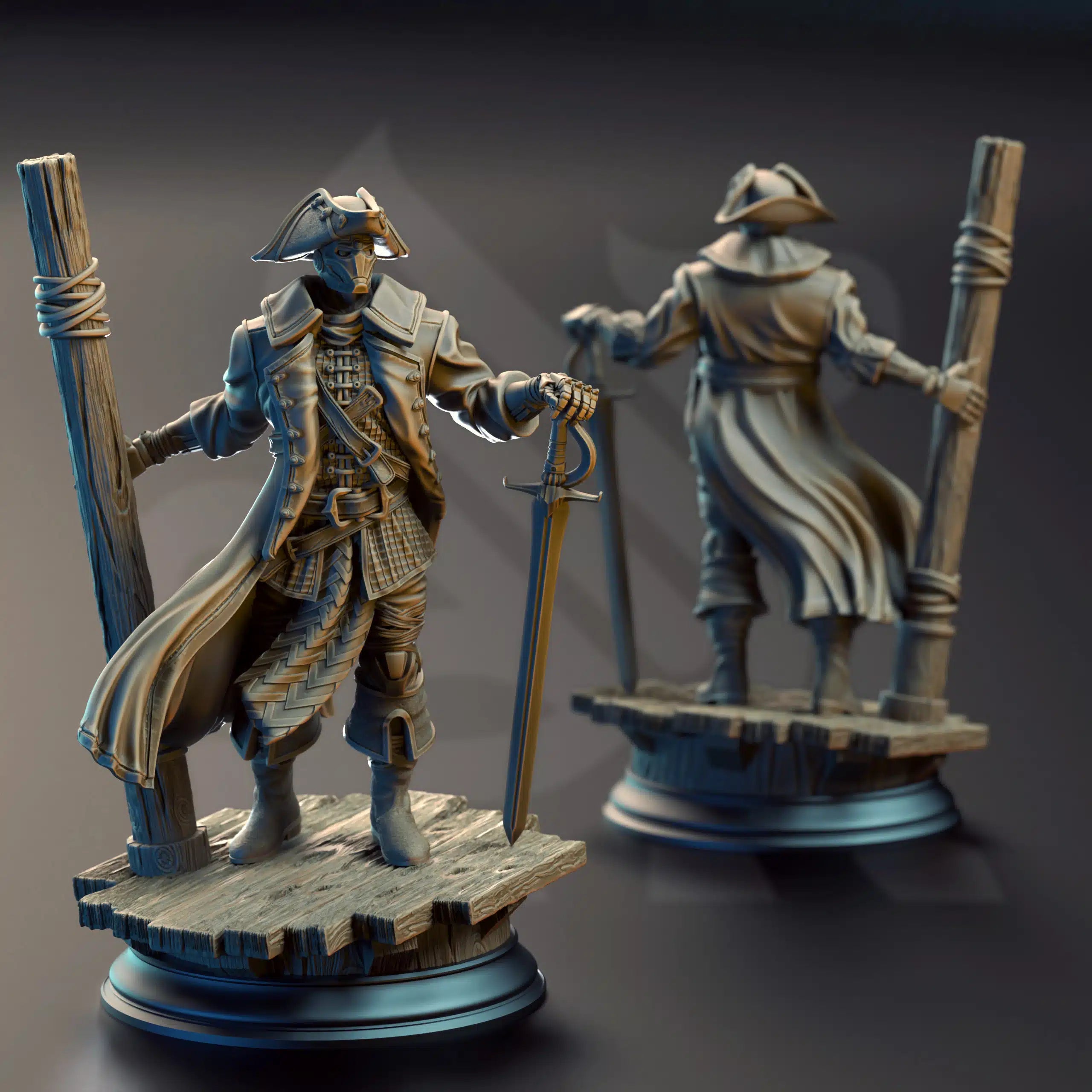 Stalson – Soulforged Swashbuckler - Medium Tabletop Miniature By DM Stash