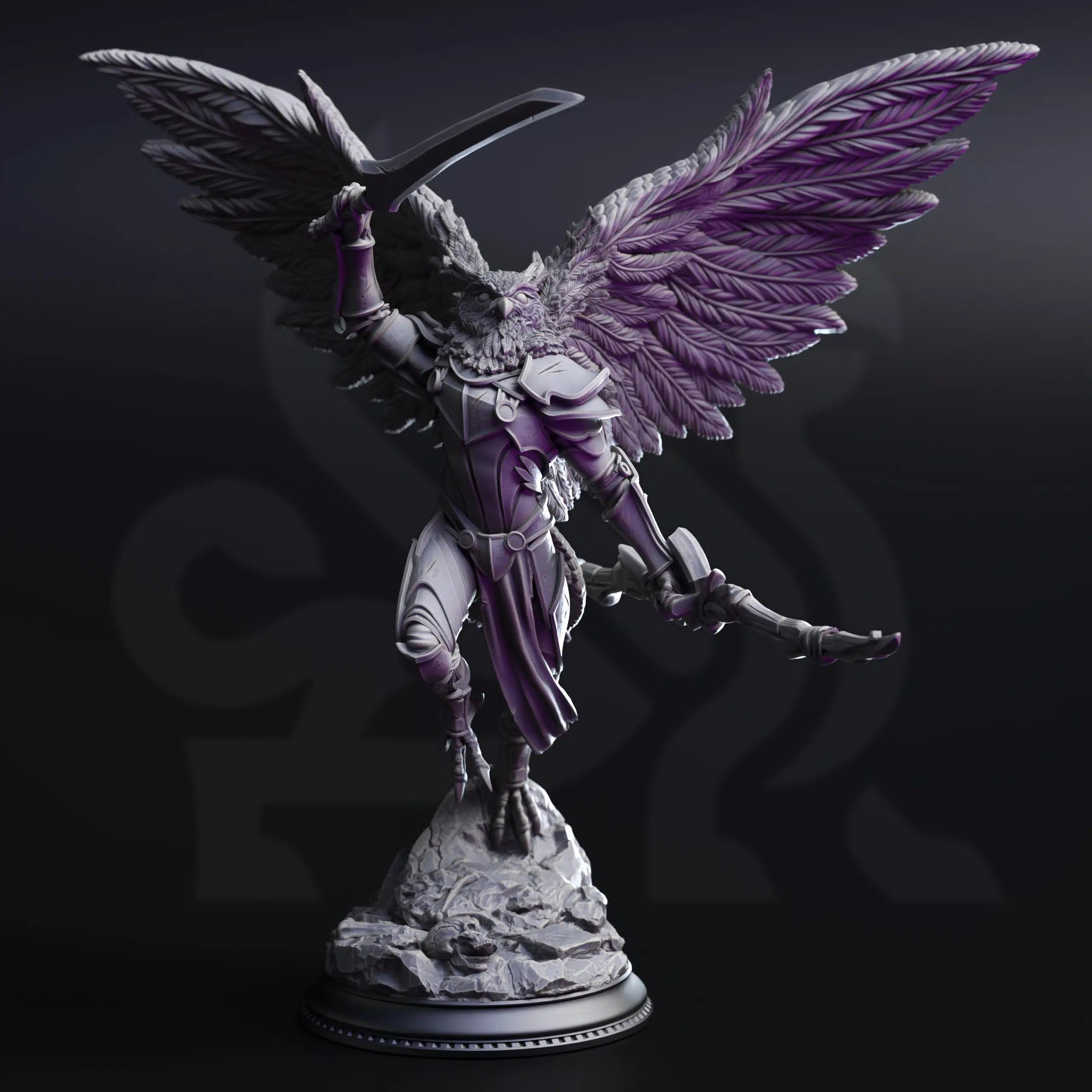 Horace of the Far Sphere – Owlkin Ranger - Medium Tabletop Miniature By DM Stash