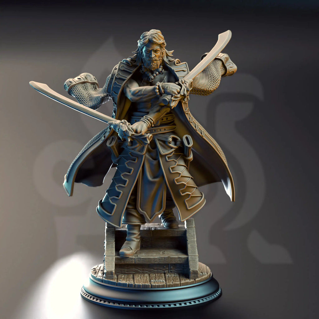 Ignacio Reyes – Hexhunter of the Sea - Medium Tabletop Miniature By DM Stash
