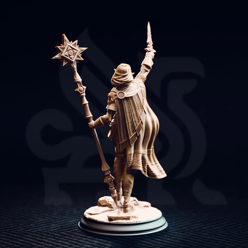 Ilisyia of the Tower Dunes – Desert Priestess - Medium Tabletop Miniature by DM Stash