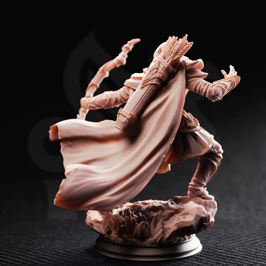 Indua’ne Viverik – Drow Ranger - Medium Tabletop Miniature By DM Stash