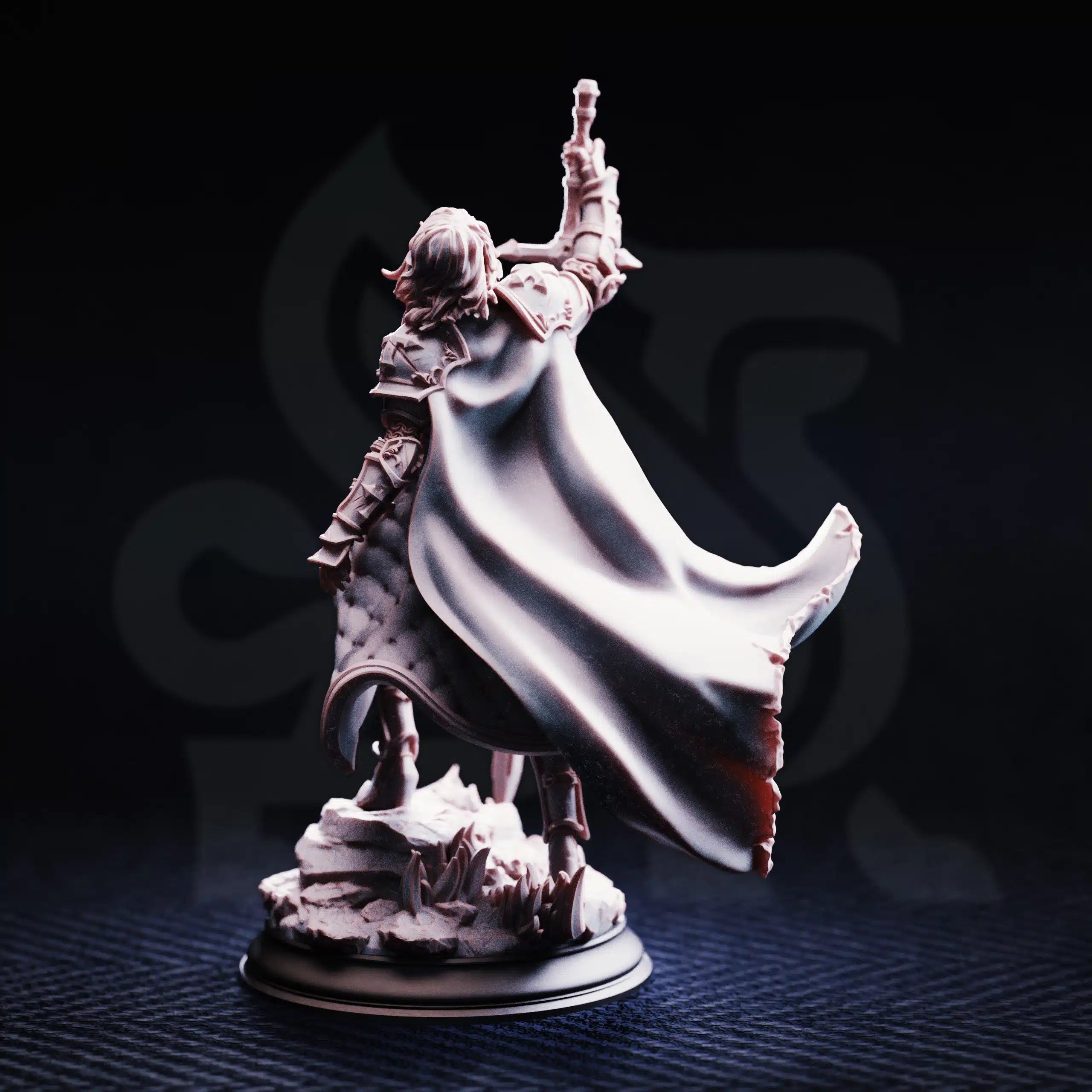 Jeanne du Lac – Knight of Justice - Large and Medium Tabletop Miniatures By DM Stash
