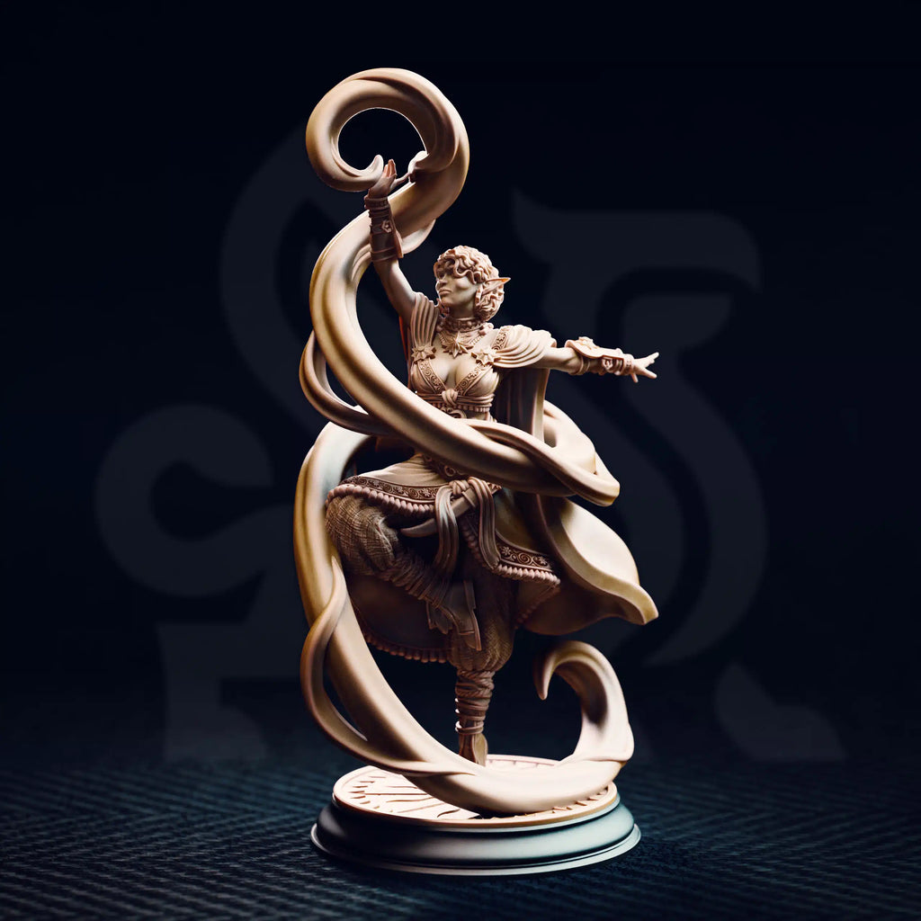 Juri the Lightdancer – Sun Sorcereress - Medium Tabletop Miniature By DM Stash