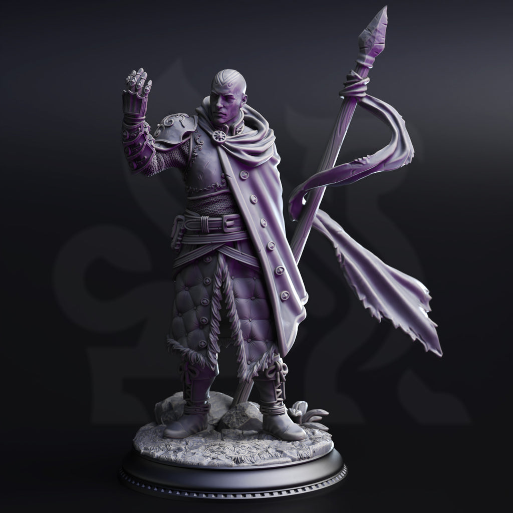 Kaiar the Omniscient – Psionic Knight - Medium Tabletop Miniature By DM Stash